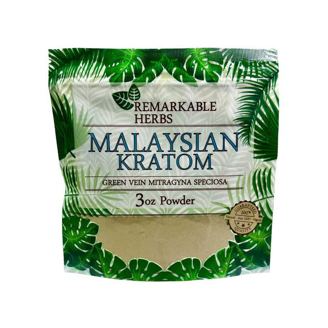 Buy Remarkable Herbs Kratom Powder Green Malaysian