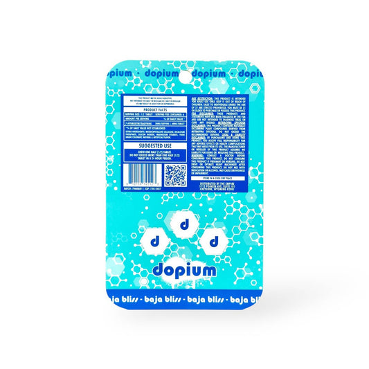 dopium 7-Hydroxymitragynine Chewable Tablets Baja Bliss 60mg Per Tablet