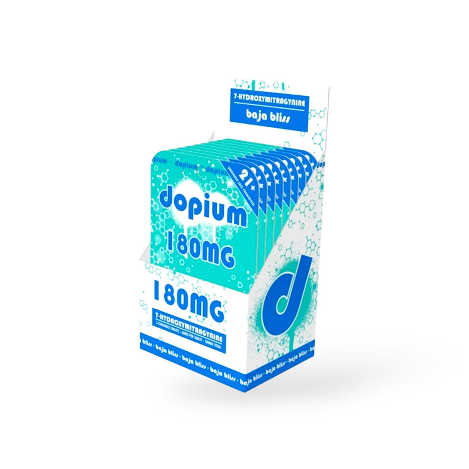 dopium 7-Hydroxymitragynine Chewable Tablets Baja Bliss 60mg Per Tablet