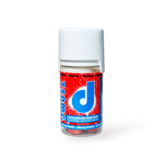Dopium 7-Hydroxymitragynine Chewable Tablets Cherry Bomb 50mg Per Tablet