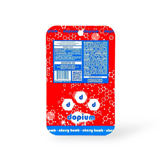 Dopium 7-Hydroxymitragynine Chewable Tablets Cherry Bomb 60mg Per Tablet