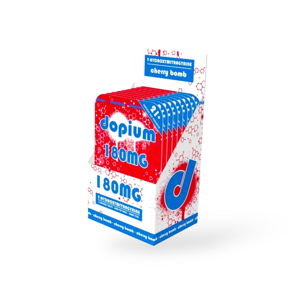 Dopium 7-Hydroxymitragynine Chewable Tablets Cherry Bomb 60mg Per Tablet