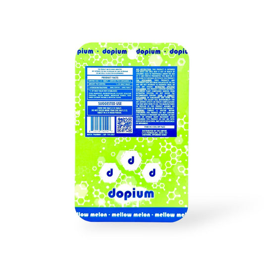 Dopium 7-Hydroxymitragynine Chewable Tablets Mellow Melon 60mg Per Tablet