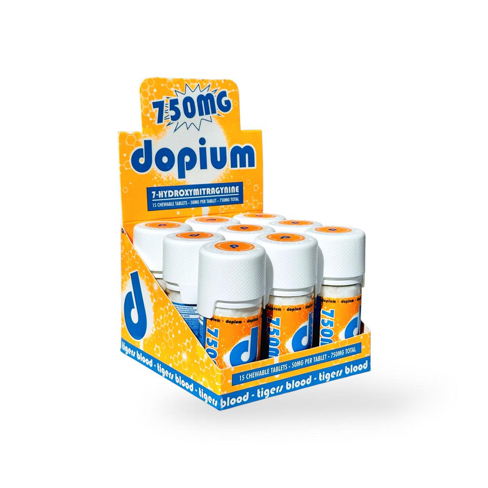 dopium 7-Hydroxymitragynine Chewable Tablets Tiger's Blood 50mg Per Tablet
