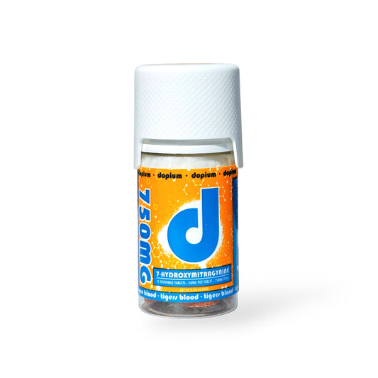 dopium 7-Hydroxymitragynine Chewable Tablets Tiger's Blood 50mg Per Tablet