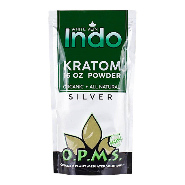 OPMS Silver White Vein Indo Kratom Powder