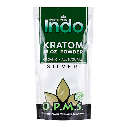OPMS Silver White Vein Indo Kratom Powder